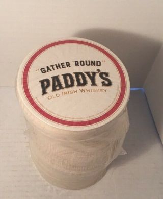 Paddy’s Old Irish Whiskey Package Bar Coasters 125 Pack Gather ‘round