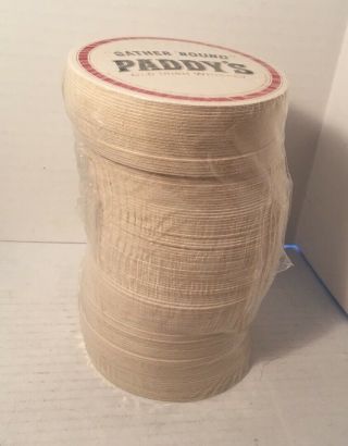 Paddy’s Old Irish Whiskey Package Bar Coasters 125 Pack Gather ‘Round 3