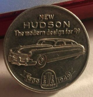 Vintage Hudson Car Nos Oem 1949 40 Years Token Coin Medal Advertising Dealership