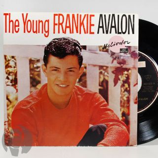 Frankie Avalon The Young Frankie Ep 7 " 45 Heliodor 46 3025 Germany Rare