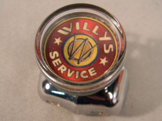 Willys Service Suicide Steering Wheel Spinner Knob