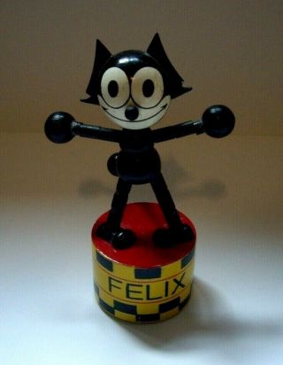 Felix The Cat Push Up Toy,  Ftcp,  Inc.  Vintage Toy In