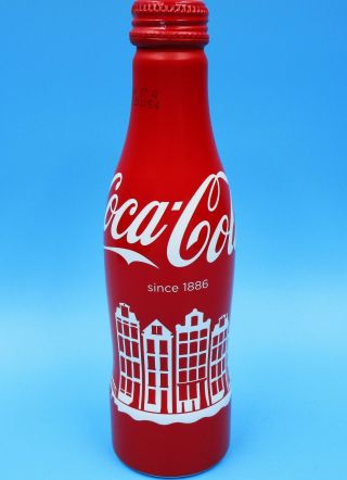 Full 2016 Amsterdam Holland Aluminum Coca Cola Bottle Coke Netherlands