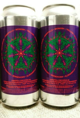 Monkish Omnipolloscope 5 2x " Empty " Cans Trilium Other Half Veil Great Notion