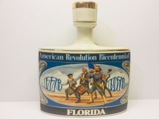 Early Times 1776 American Revolution Bicentennial 1976 Decanter Bottle Florida