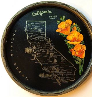 California Vintage Metal Plate 70’s Era