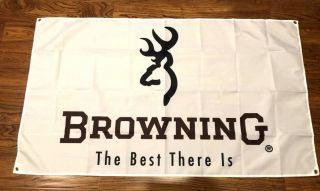 Browning Firearms Flag Banner Sign 3 Ft X 5 Ft Nra Gun Store
