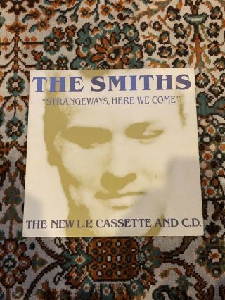 The Smiths Strangeways Here We Come Promotional Record Flat Counter Display