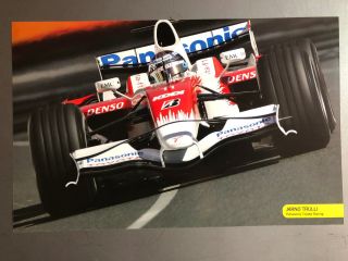 2009 Jarno Trulli Toyota F1 Grand Prix Race Car Print Picture Poster Rare L@@k