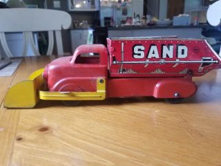 Vintage Marx Tin Litho Sand & Gravel Truck In - Nr