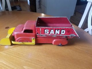 Vintage MARX Tin Litho Sand & Gravel Truck in - NR 8