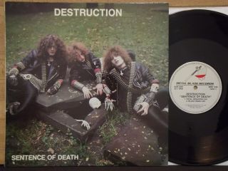 Destruction - Sentence Of Death Rare Us Press Thrash Metal Metallica Anthrax