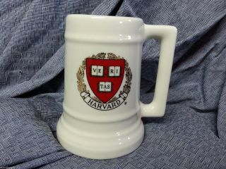 Harvard University Beer Stein Mug Tankard Retro School College