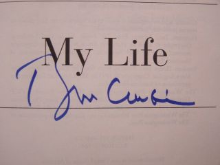 President Bill Clinton signed My Life autograph signature 3