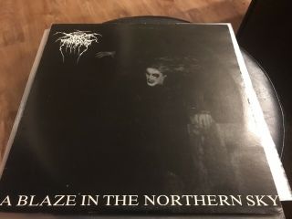 Darkthrone - A Blaze In The Norther Lp 1st Press Satyricon Immortal Mayhem 1burzum
