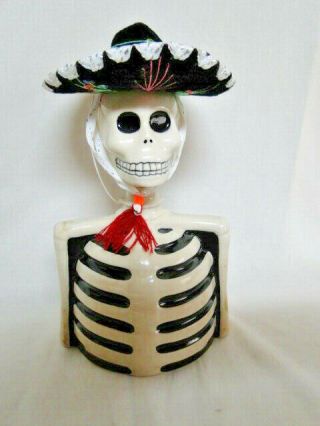Anejo Skelly 10” Rare Decanter Agave Tequila
