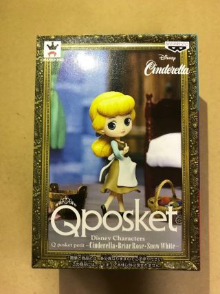 Q Posket Disney Characters Petit Cinderella Figure Banpresto Qposket From Japan