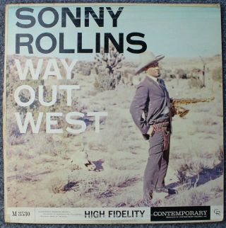 Sonny Rollins Way Out West Dg Mono Contemporary Rare