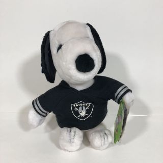 Vintage 1968 Applause Snoopy And The Nfl Plush Los Angeles Raiders Football 12 "