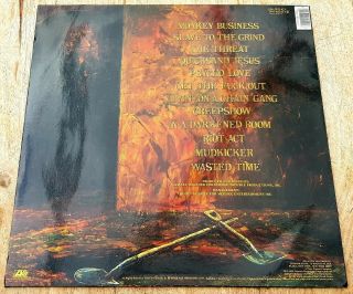 SKID ROW Slave To The Grind 1991 UK 1ST PRESS Uncensored Vinyl LP RARE VG,  /VG, 4
