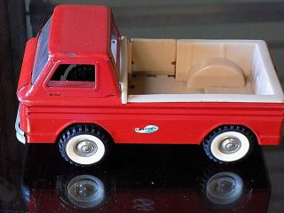 Structo Red Corvair Side Ramp Truck Vintage 1960 