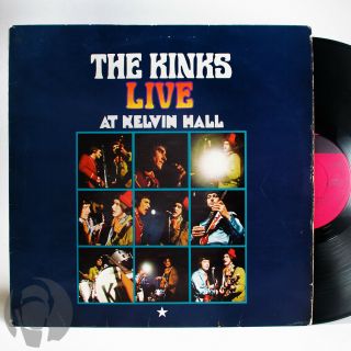 The Kinks Live At Kelvin Hall Lp Pye Npl18191 Mono Uk