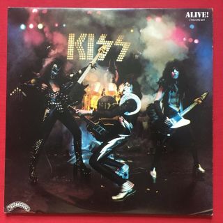Kiss Alive 2 Lp (1977) Rare Red Vinyl Uk Press Casablanca Cald 5001 Pye