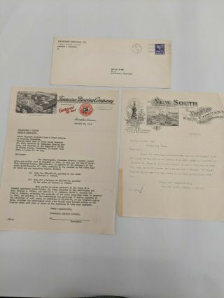 Tennessee South Brewery And Ice Co.  Letterhead And Tennessee Brewing Co