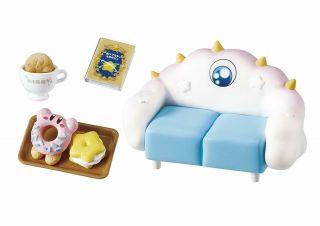 Kirby ' s Cafe Time Re - Ment Miniature Full Set Box of 8 Packs JAPAN 7