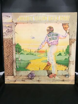 1973 Elton John Goodbye Yellow Brick Road 2 Lp 