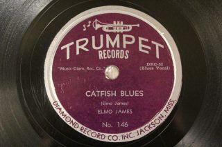 BLUES ELMORE JAMES BOBO THOMAS Dust My Broom / Catfish Blues TRUMPET 146 3