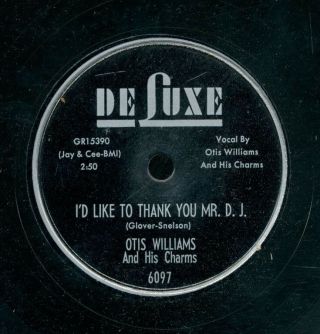 78tk - R&b Vocal Group - Deluxe 6097 - Otis Williams And His Charms