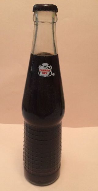 Rooti Canada Dry Root Beer,  10 oz glass bottle RARE Vintage soda pop 3
