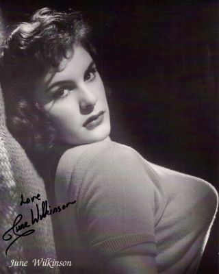 June Wilkinson Hand Signed 8x10 Photo Very Sexy Body