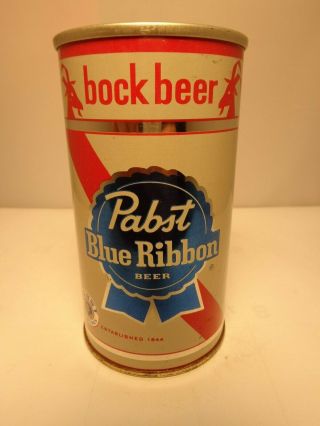 Pabst Blue Ribbon Bock Straight Steel U Zip Tab Beer Can 106 - 11 Peoria Heights