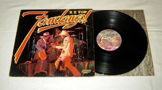 Zz Top Fandango 1975 London Ps - 656 Lp Ex Blue Jean Blues Tush