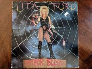 Lita Ford – Out For Blood Lp - Mercury 422 - 810 331 - 1