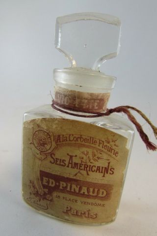 Vintage 1920 Edouard Pinaud Ed Pinaud Violet Cell American Paris Perfume Bottle 6