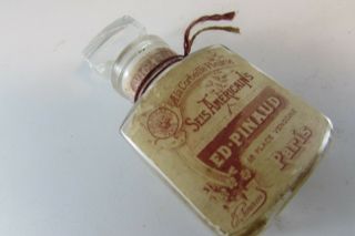 Vintage 1920 Edouard Pinaud Ed Pinaud Violet Cell American Paris Perfume Bottle 8