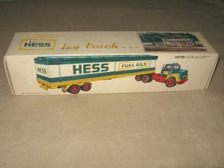 Vintage Hess 1976 Oil Tanker Gasoline Truck / Box Only