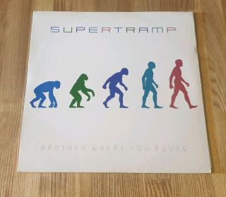 Supertramp ‎– Brother Where You Bound - 12 " Vinyl Lp Record - Ama 5014