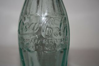 1921 BALL GROUND GA Nov 16 1915 Blue Scarce Coca Cola Hobbleskirt Bottle 6