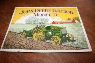 John Deere Model D 2 - Cylinder Tractor Brochure Large Size 1930 Neat Piece