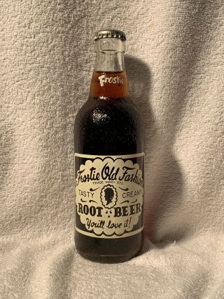 Full 12oz Frostie Root Beer Acl Soda Bottle Baltimore,  Md
