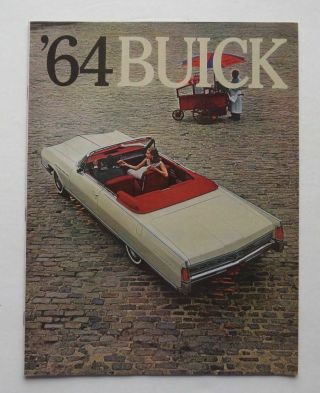 1964 Buick Brochure Riviera Wildcat Electra Lesabre Skylark Vintage