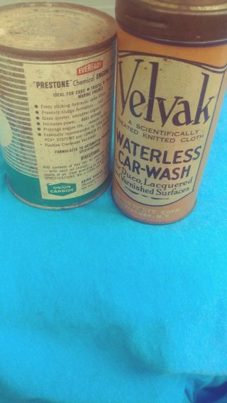 Vintage tin oil can Antique car wash can 2