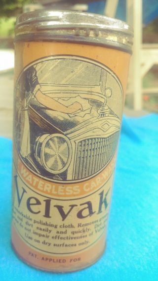 Vintage tin oil can Antique car wash can 5
