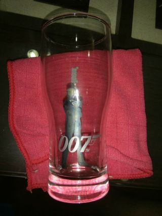 Heineken X James Bond 007 Limited Edition Beer Glass Big Silhouette