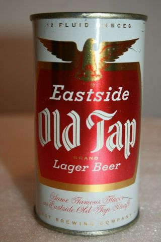 Eastside Old Tap Beer 12 Oz.  Flat Top Beer Can From Los Angeles,  California