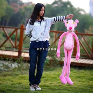 100CM/Cute Pink Panther Animal Stuffed Doll Soft Plush Cushion Kids Toy Gift 7